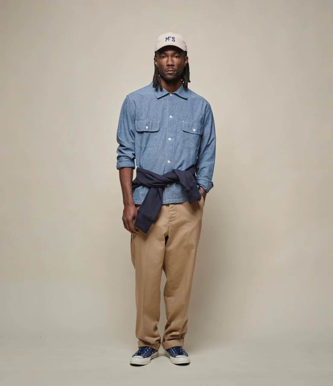 Authentic Cotton Chambray Long Sleeve Shirt - Image 4
