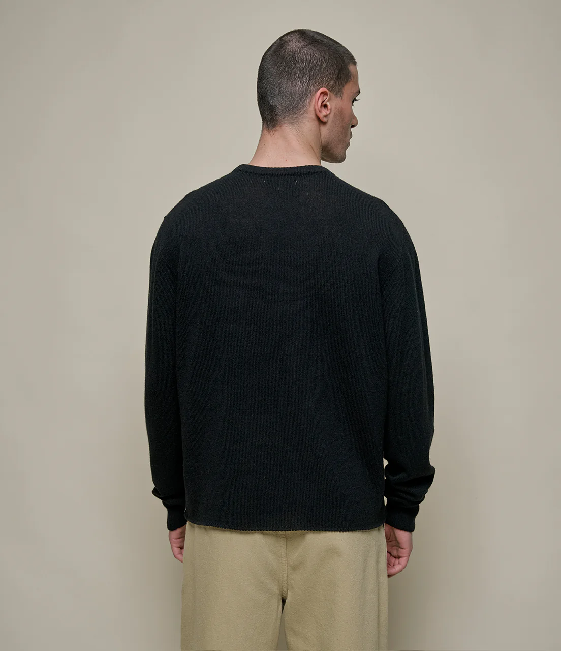 Lightweight Merino Wool-Cashmere-Silk Sweater - Image 3