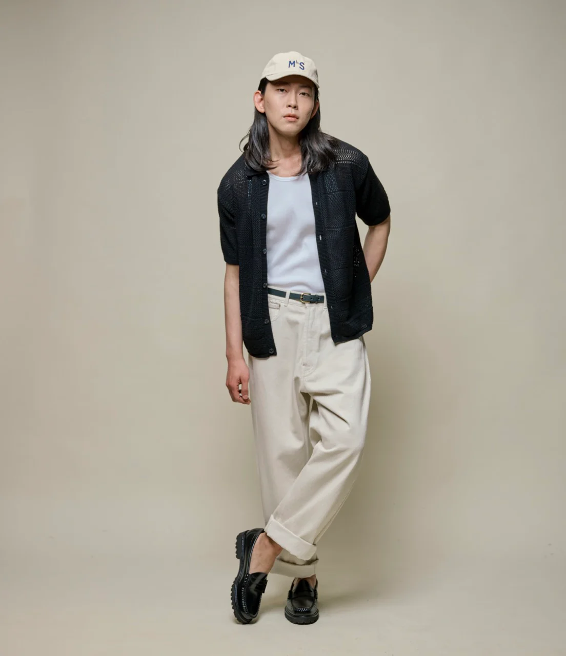 1960s Crochet Cotton Short Sleeve Shirt - Image 3