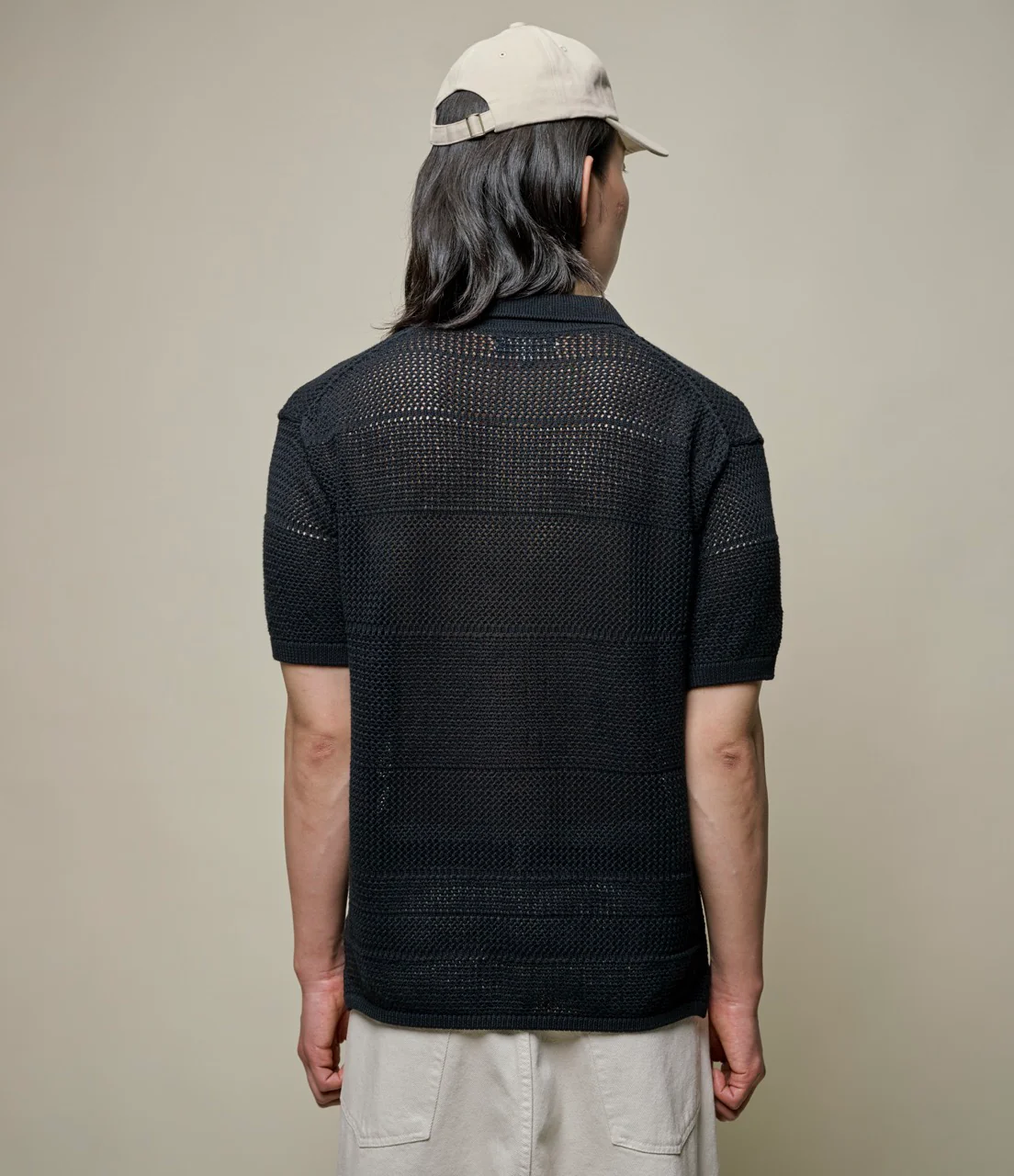 1960s Crochet Cotton Short Sleeve Shirt - Image 5