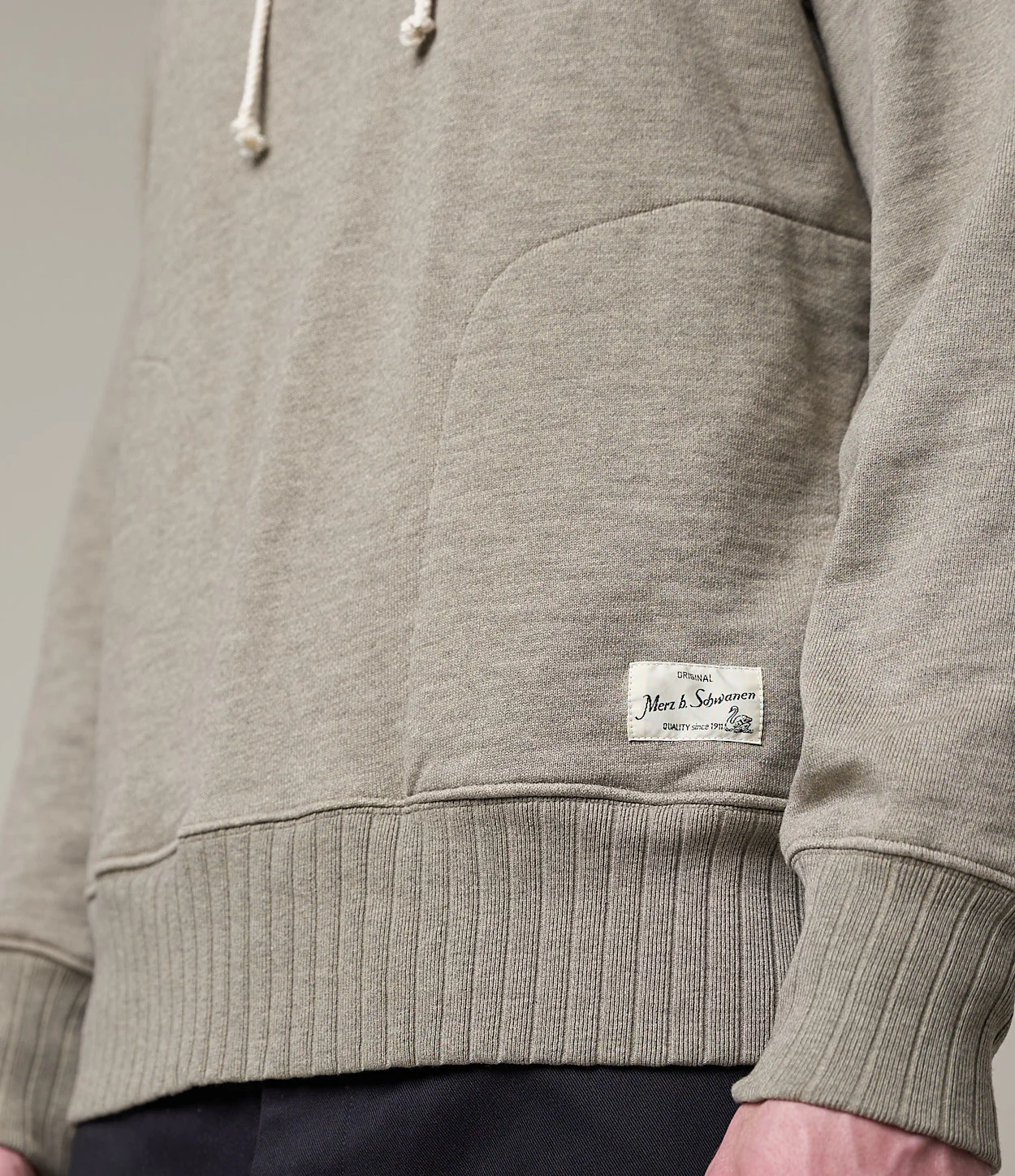 Textured Heavyweight Rugged Fleece Cotton Hoodie - Image 3