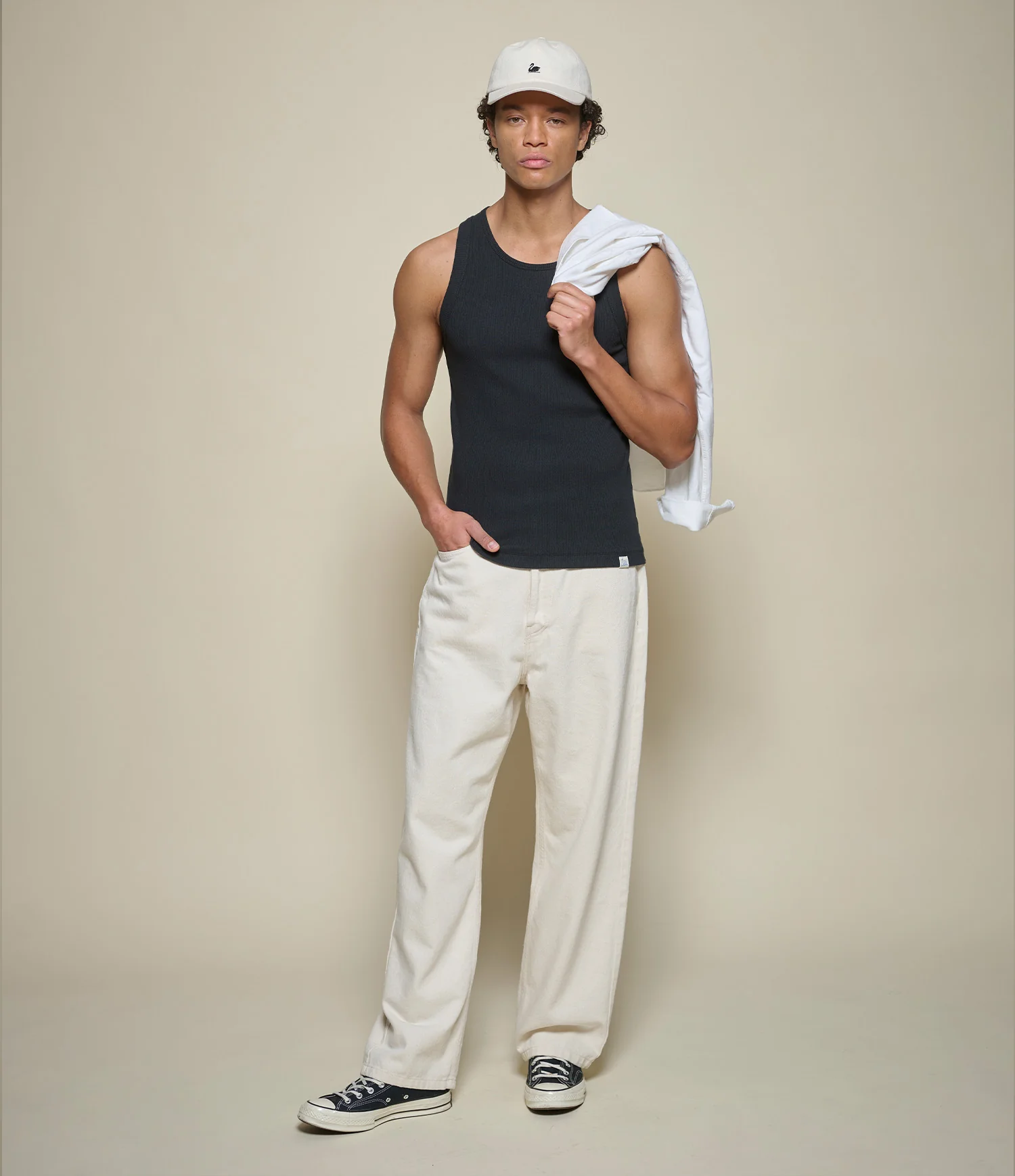 Iconic Ribbed Cotton Tank Top - Image 6