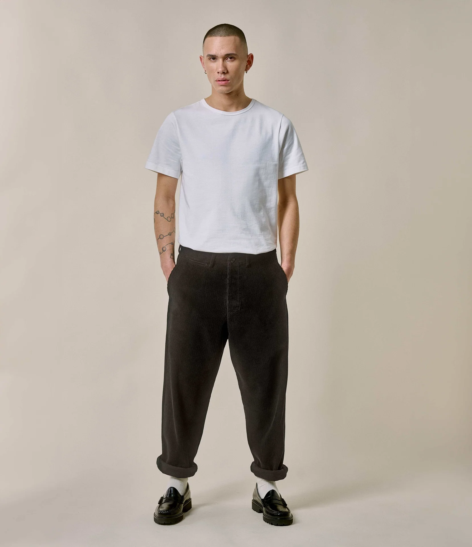 1920s Bold Cotton Corduroy Worker Chino - Image 4