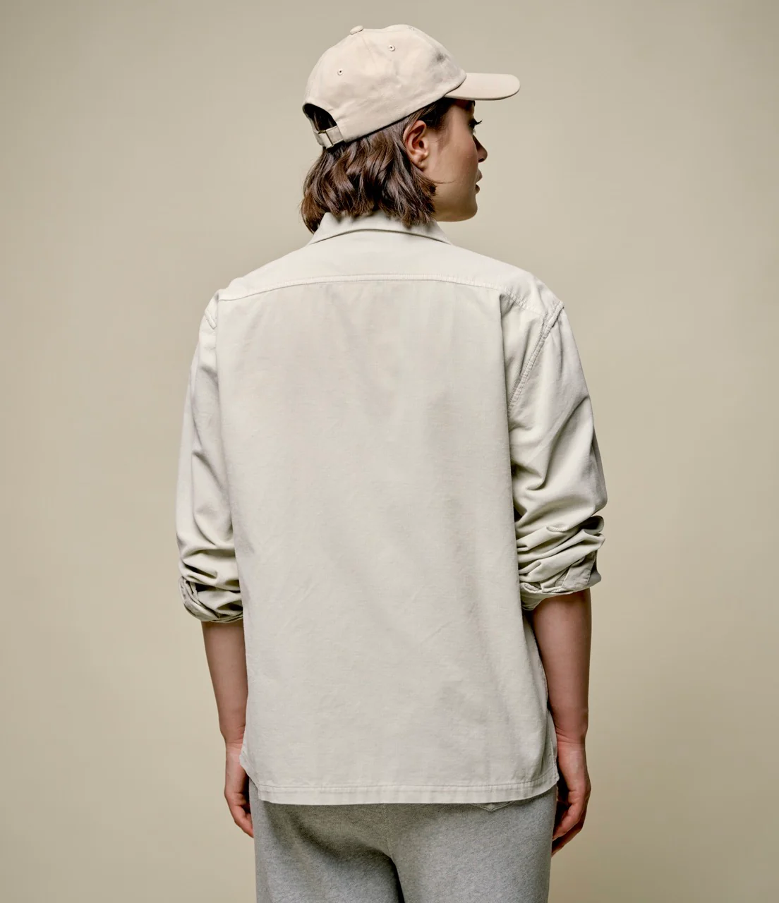 Lightweight Cotton Corduroy Long Sleeve Shirt - Image 4