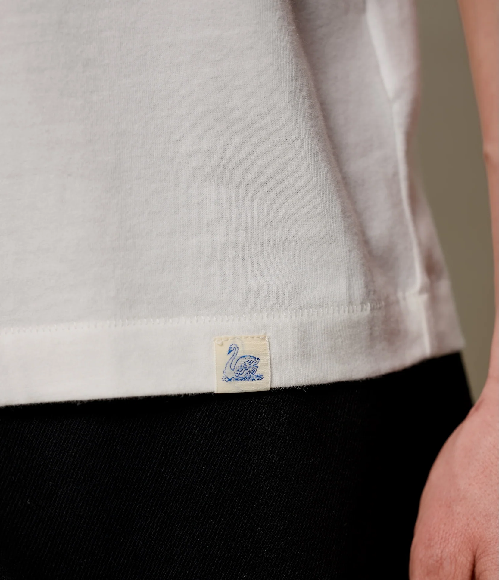 Soft Pima Cotton V-Neck T-Shirt - Image 3