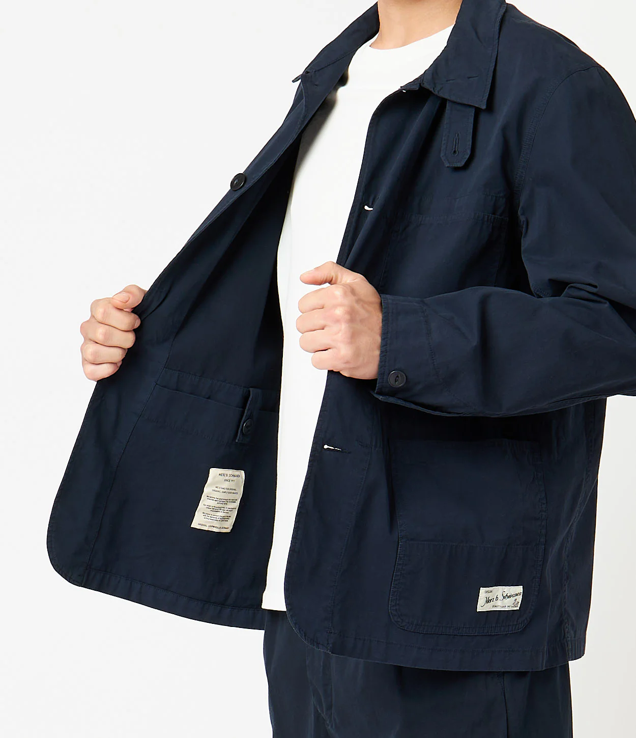 Worker’s Cotton Poplin Jacket - Image 3