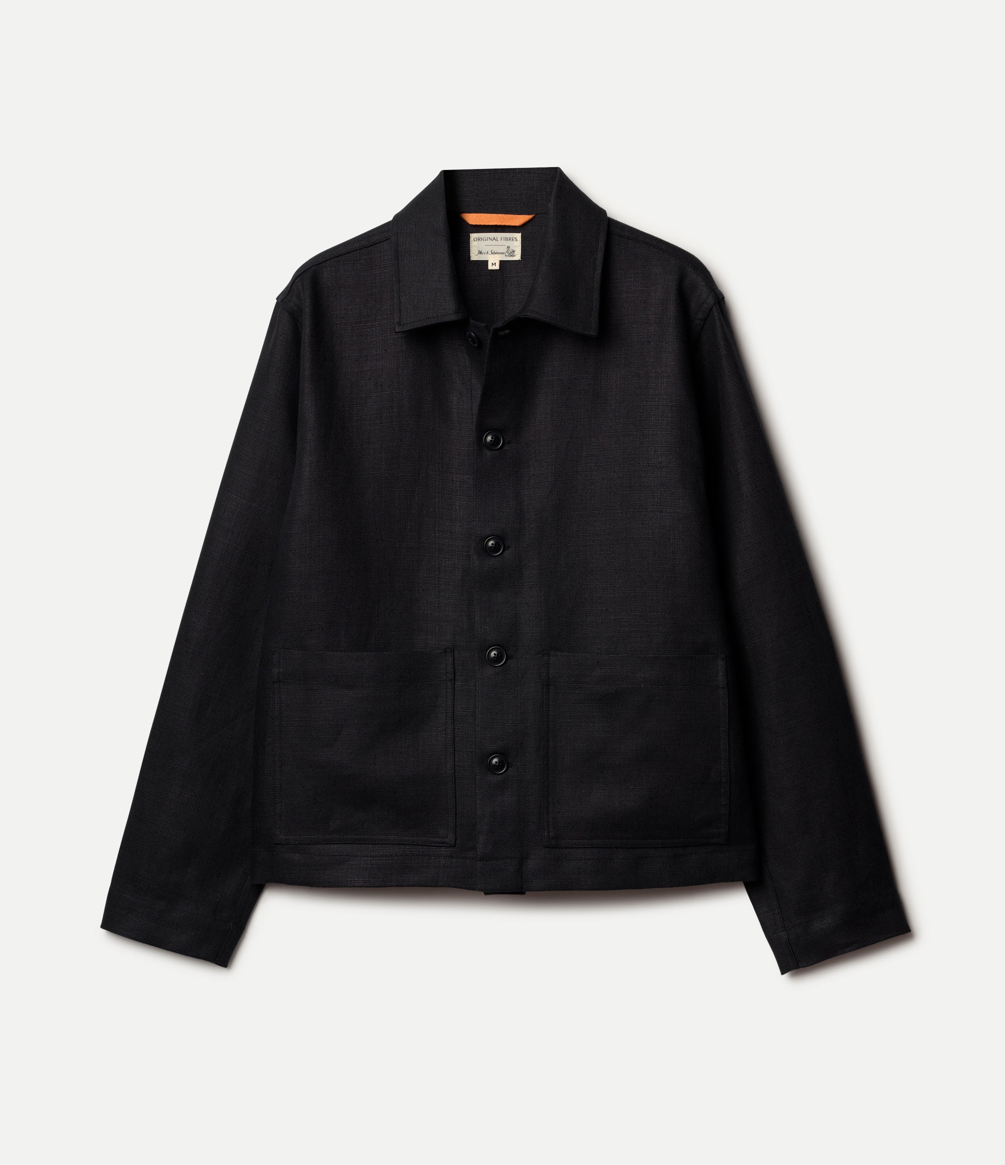 Original Fibres x Merz b. Schwanen Worker's Linen Jacket - Image 3