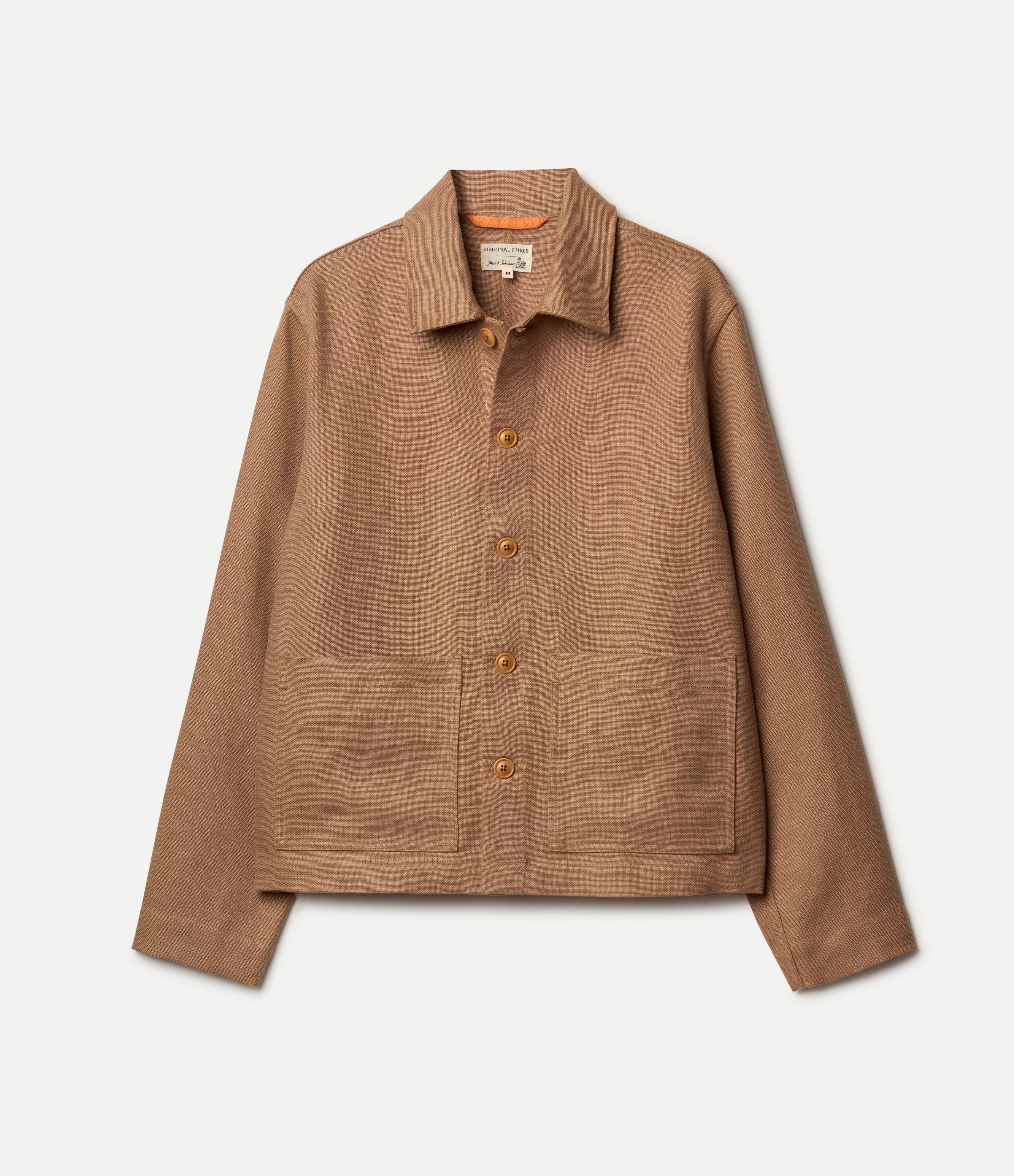 Original Fibres x Merz b. Schwanen Worker's Linen Jacket - Image 3