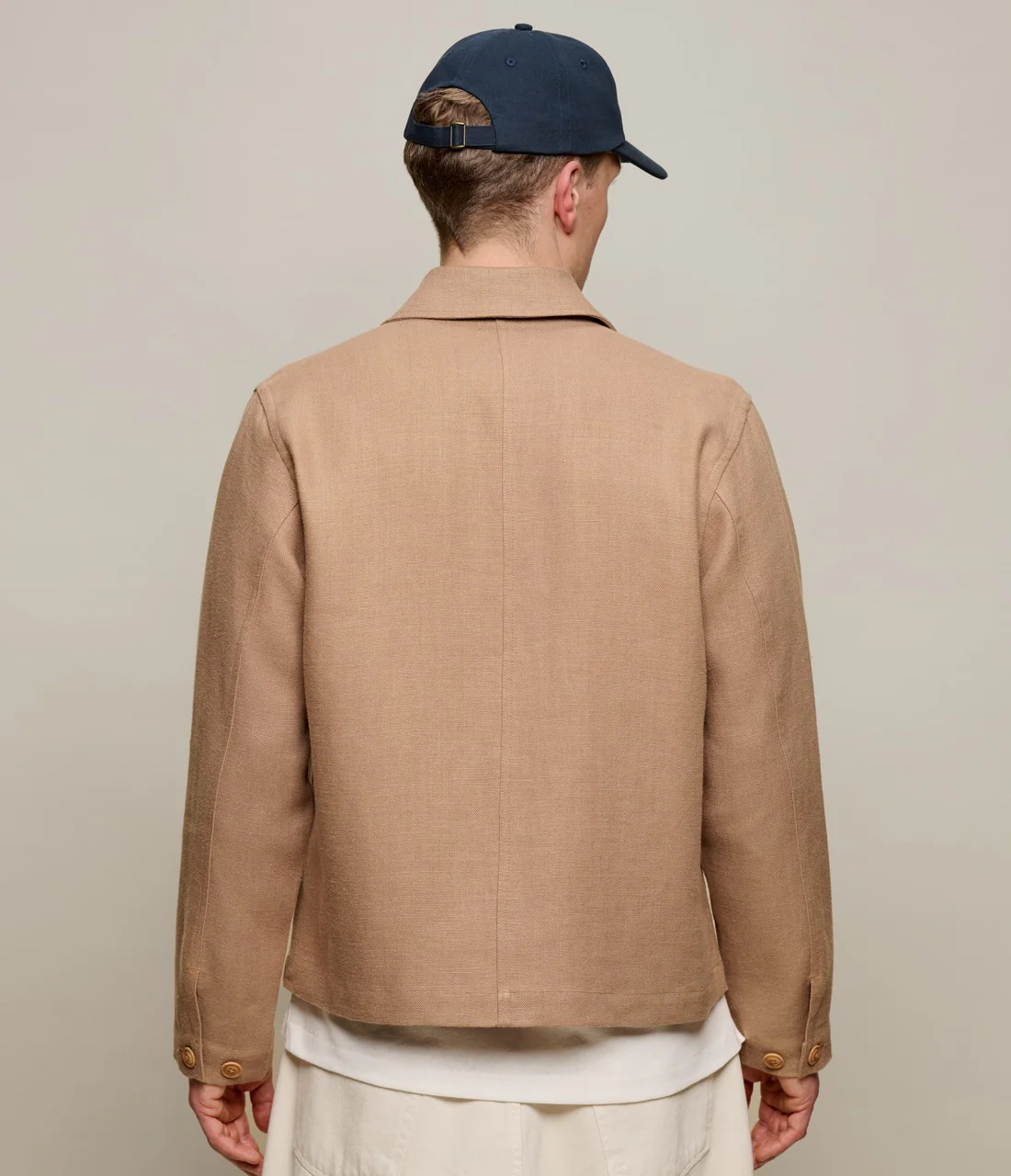 Original Fibres x Merz b. Schwanen Worker's Linen Jacket - Image 8